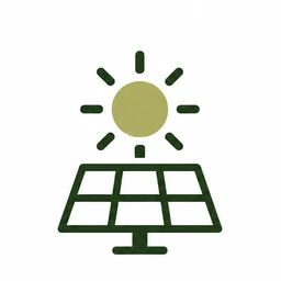 Generated ReneWave emblem for annual solar production estimate.