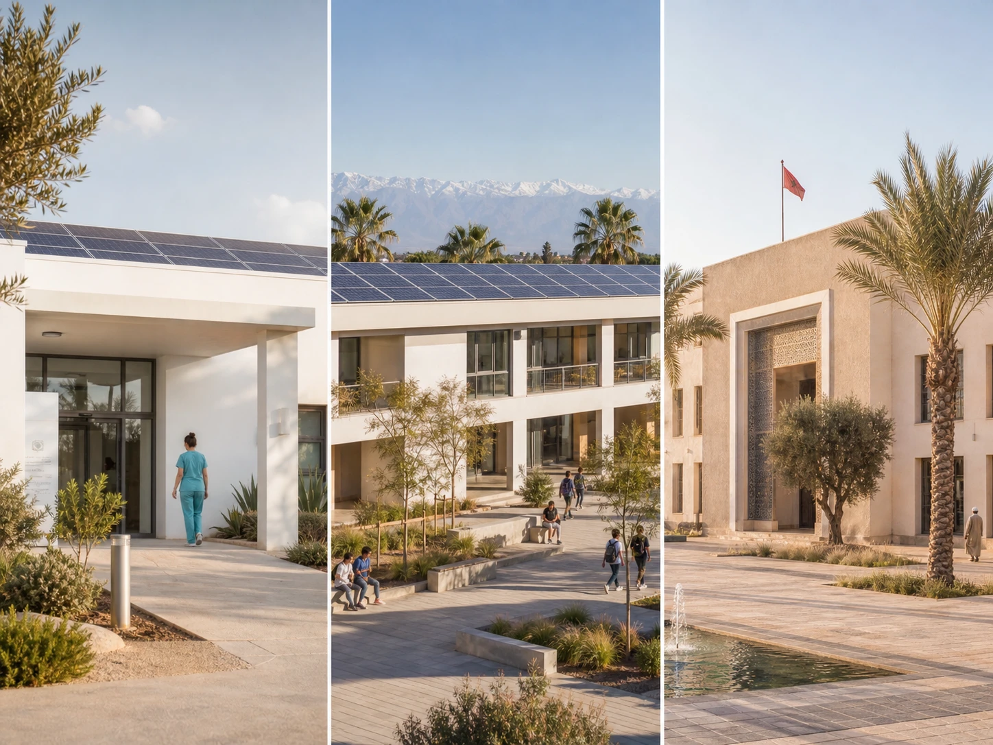 Clinic, school and institutional building energy context.