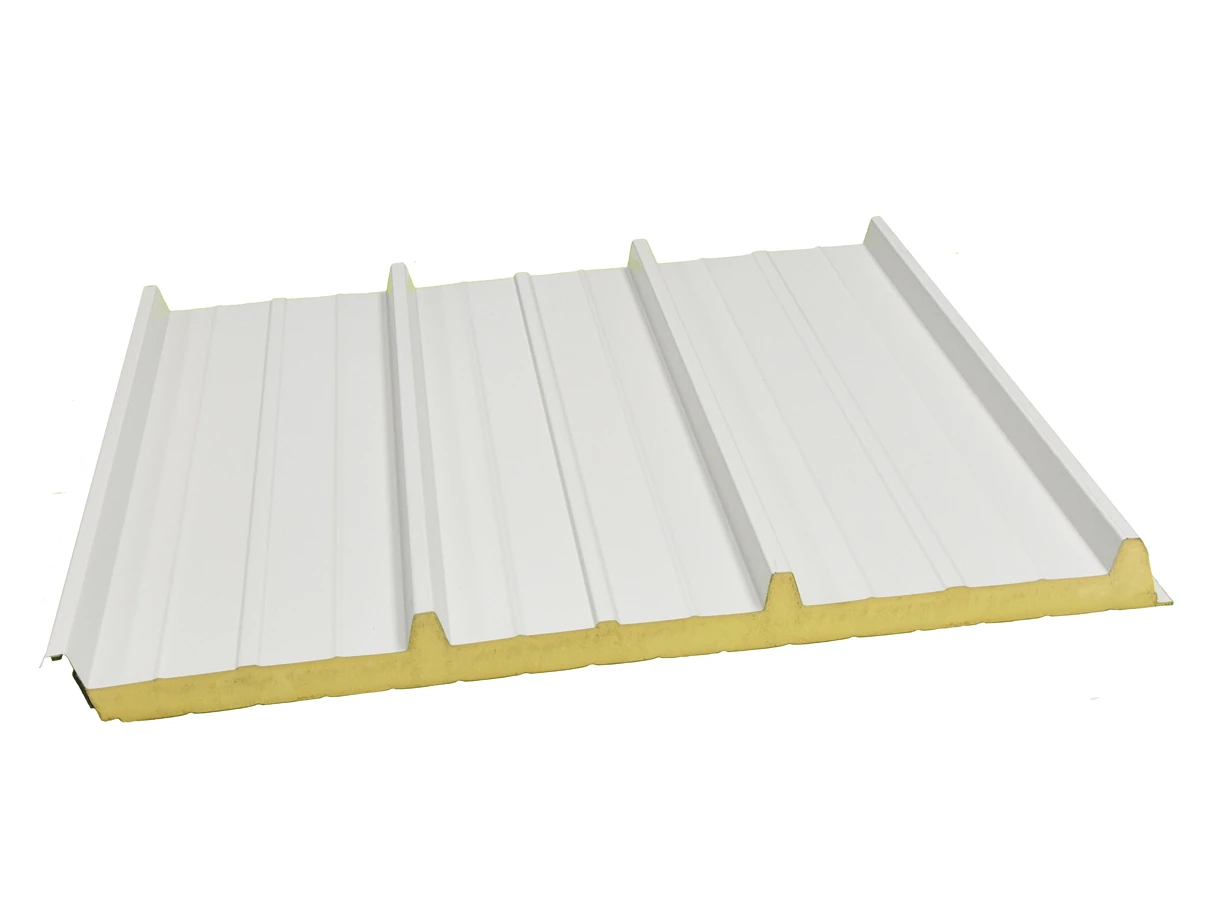 Sandwich roofing panels