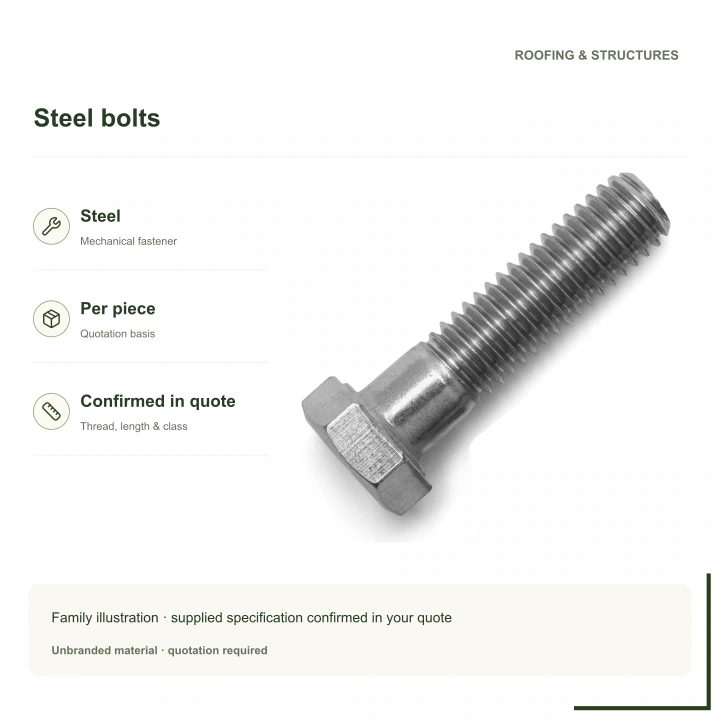 Steel bolts