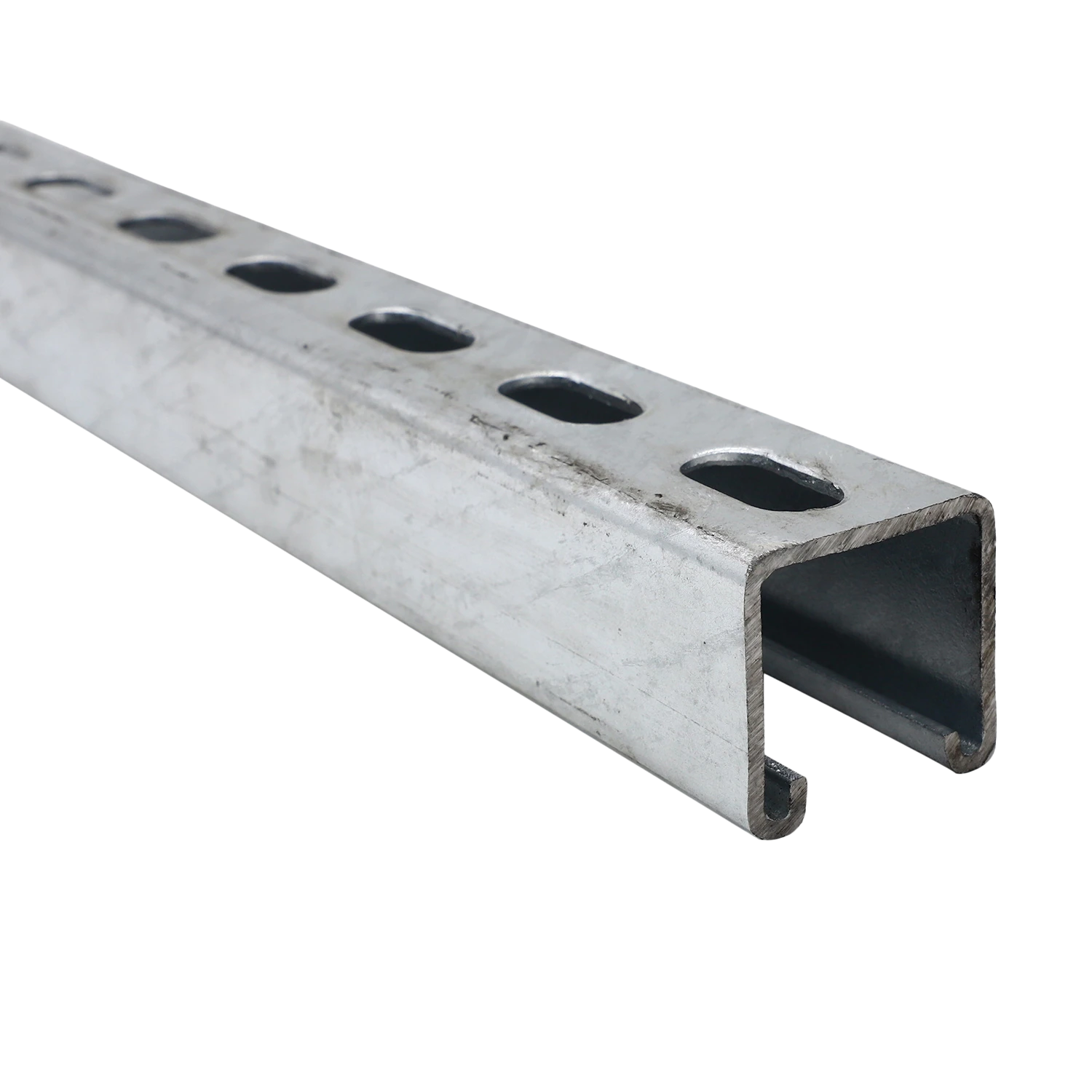 Steel mounting rails