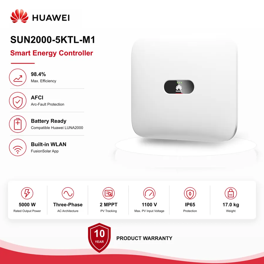 Huawei SUN2000 5 kW Three-Phase Solar Inverter