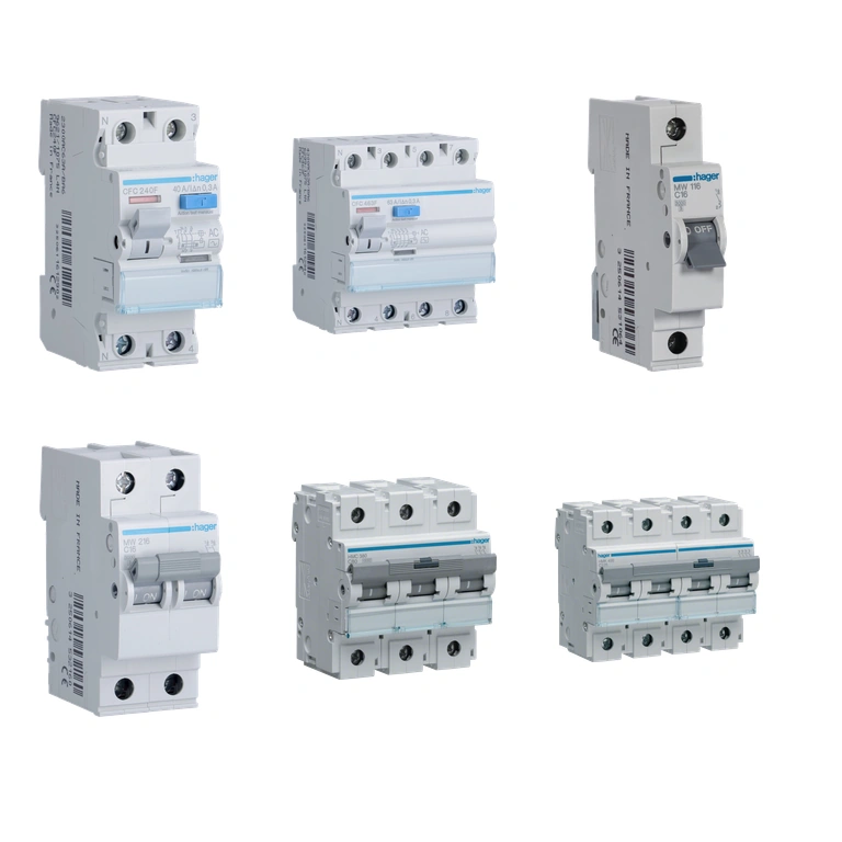 Hager equipment range