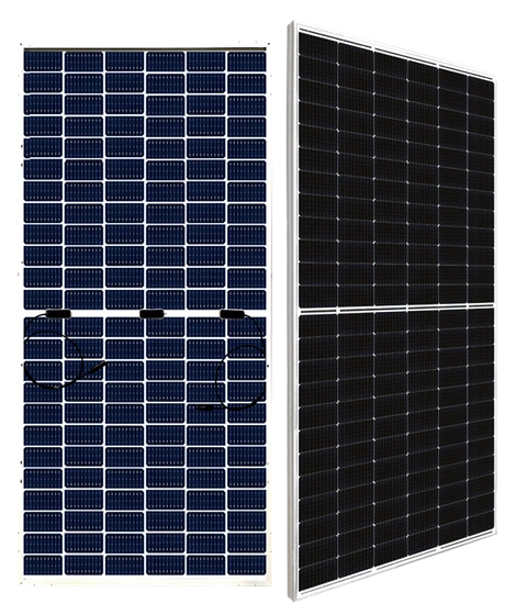 Official Canadian Solar BiHiKu6 PERC module front and rear views