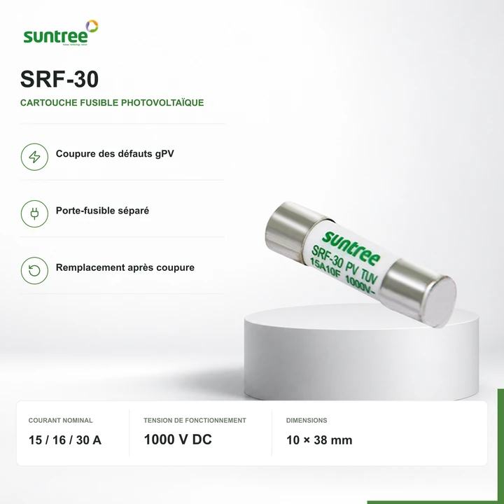 Suntree SRF-30 · 15 / 16 / 30 A · gPV · 1000 V DC