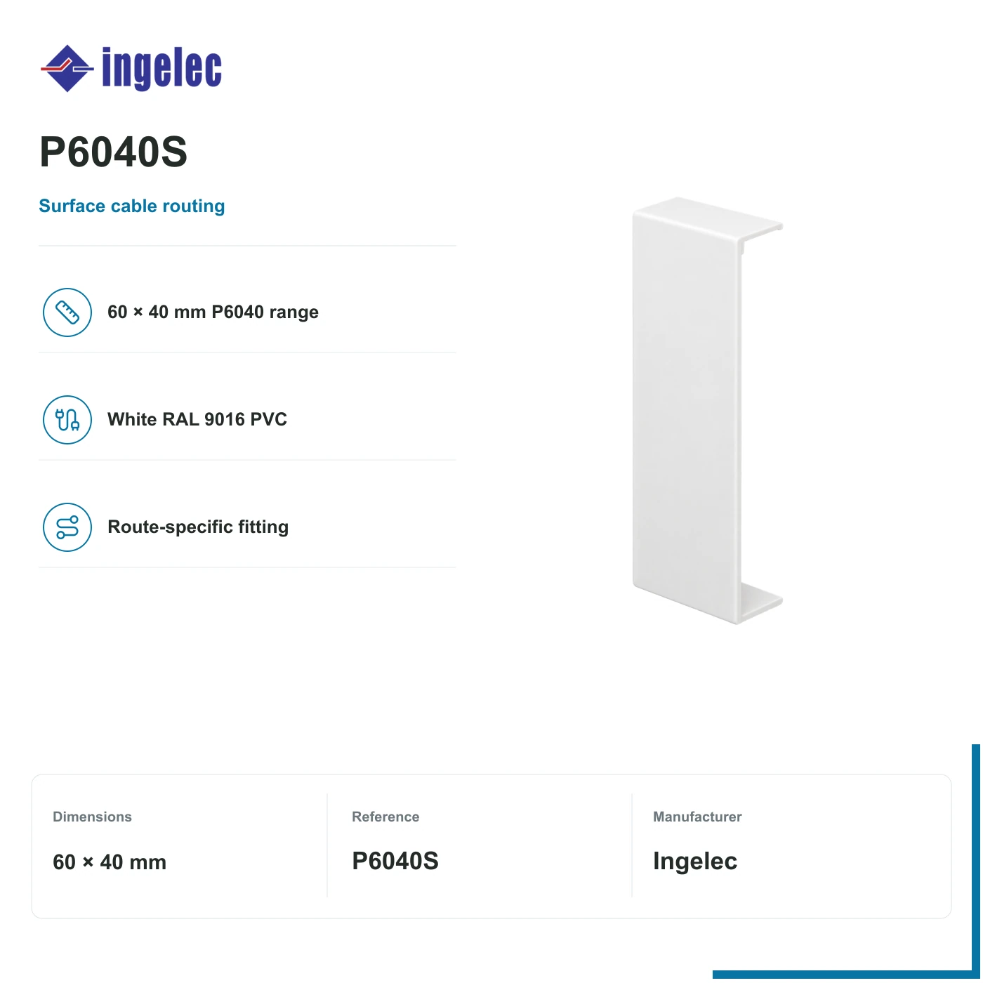 P6040S · Ingelec skirting presentation