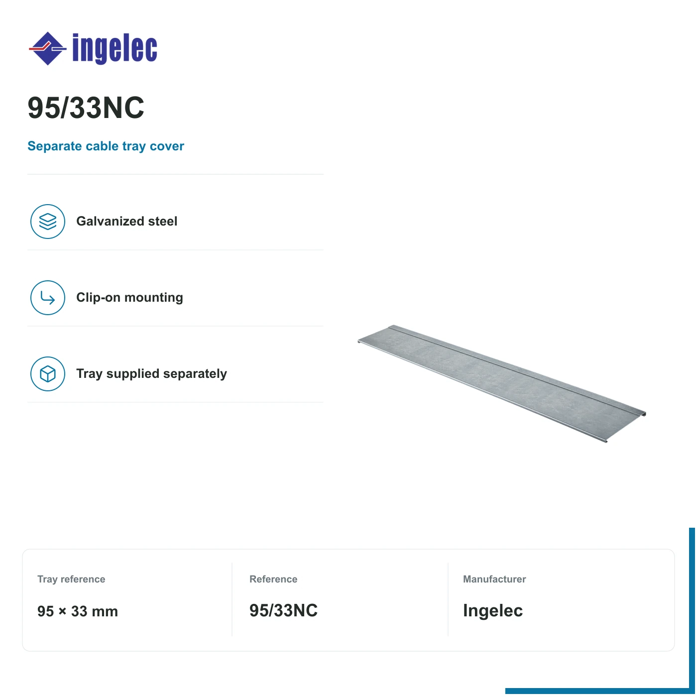 95/33NC · Ingelec covers presentation