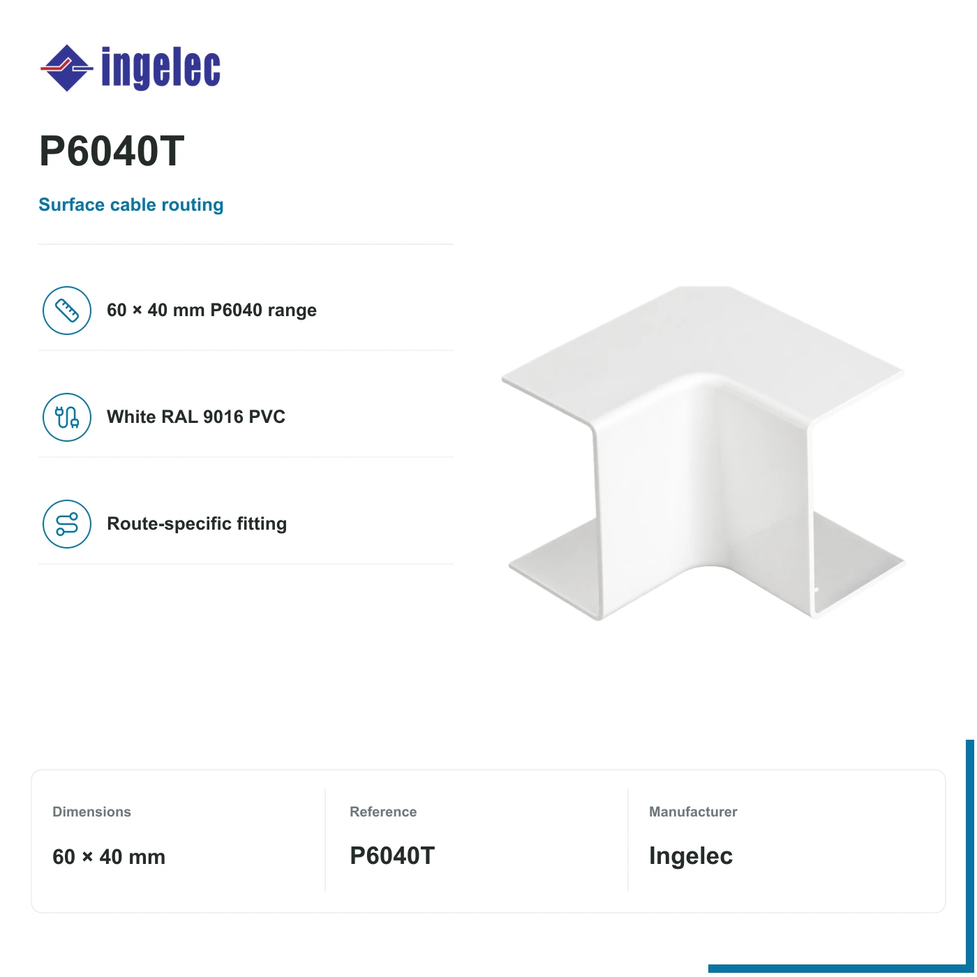 P6040T · Ingelec skirting presentation