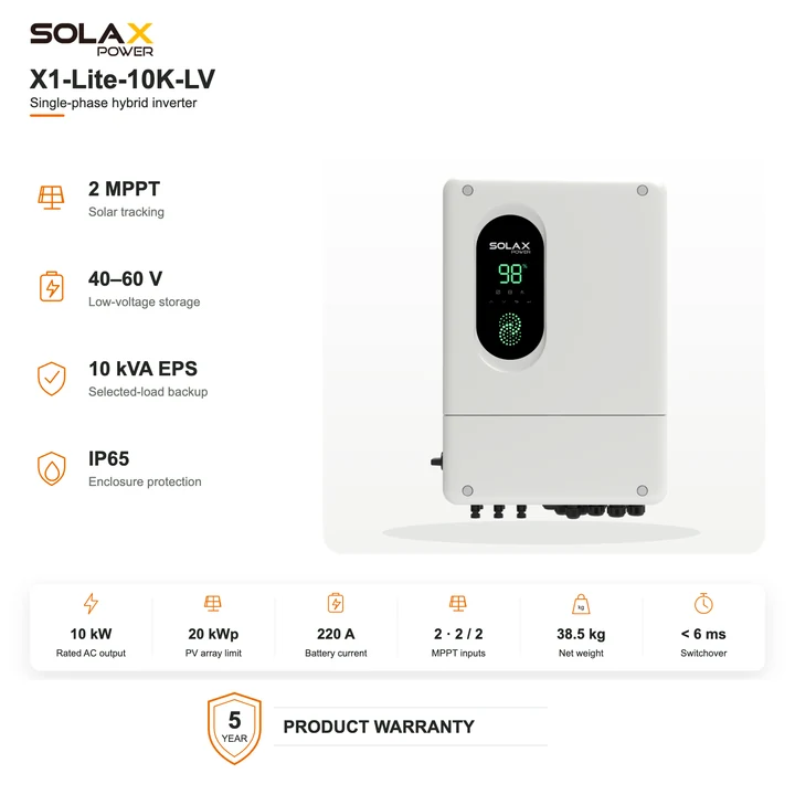 SolaX 10 kW Single-Phase Hybrid Inverter