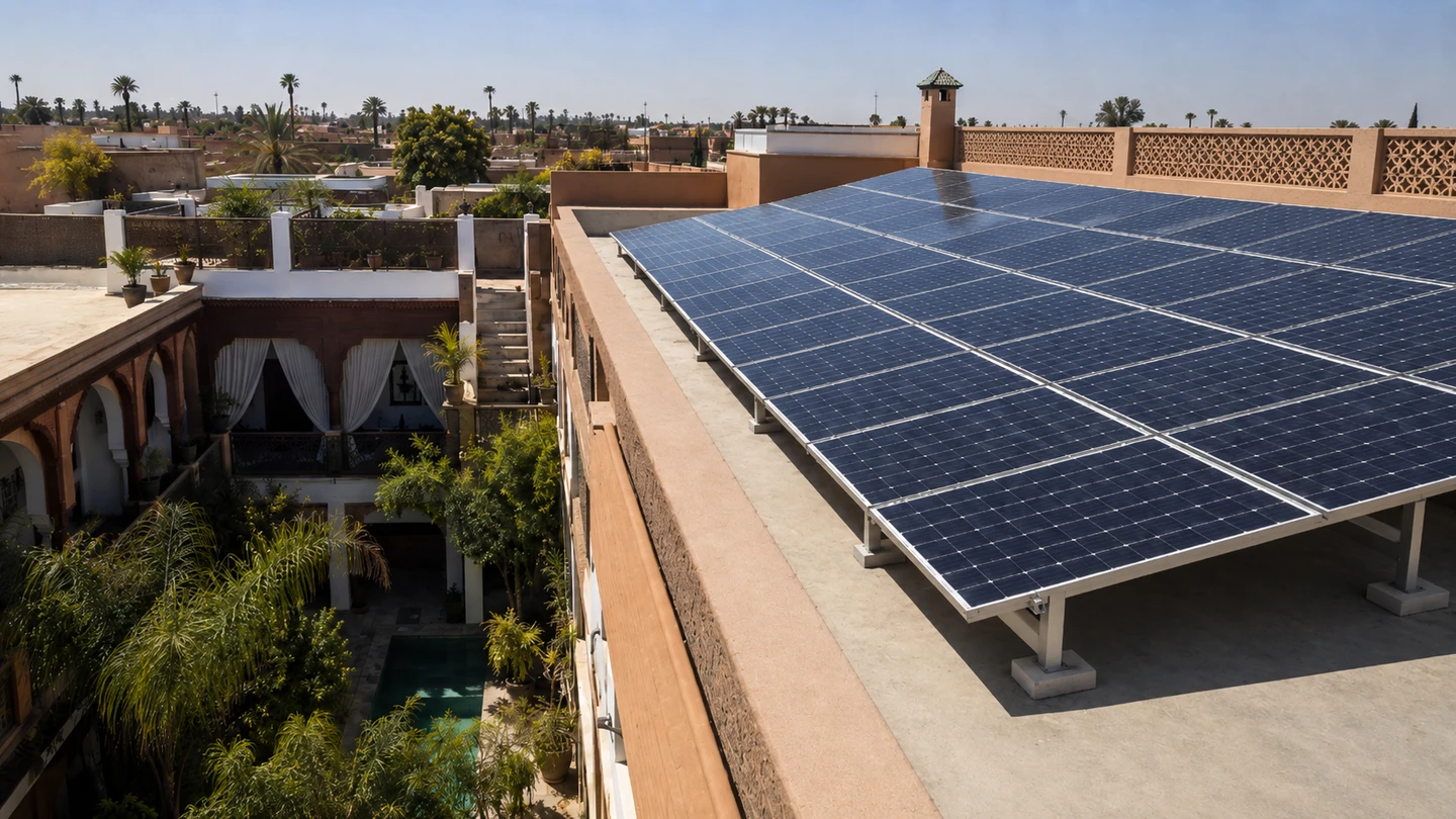 Solar Systems for Hotels and Riads