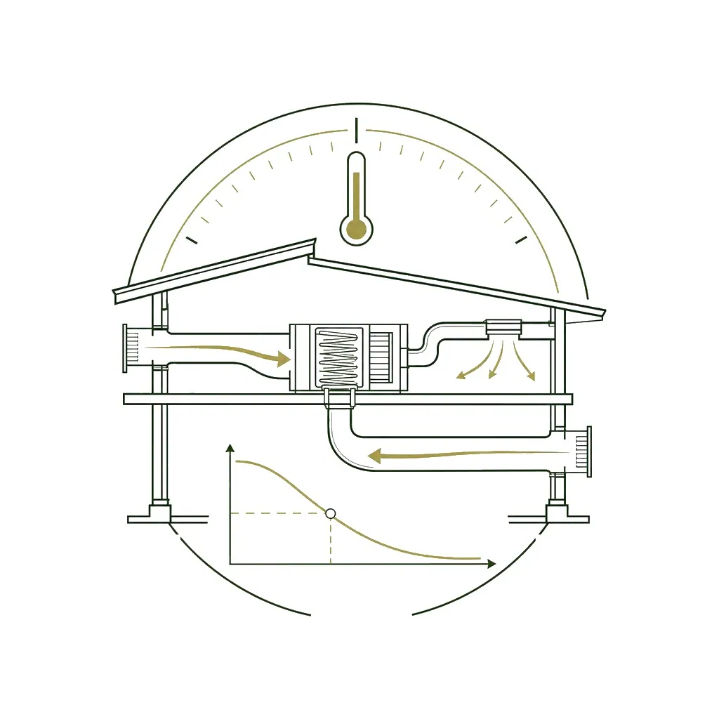 ReneWave emblem for building energy demand and efficient HVAC systems.