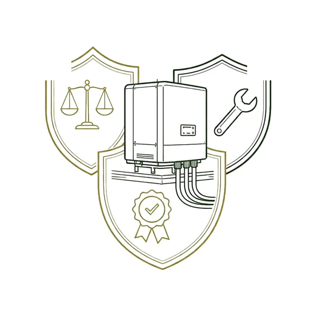 ReneWave emblem representing seller rights, workmanship coverage and manufacturer warranty.